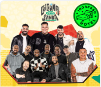 CRICIUMA TAMBEM SAMBA COM MENOS É MAIS E TURMA DO PAGODE